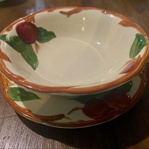 Small ice cream / fruit bowl, Franciscan Apple